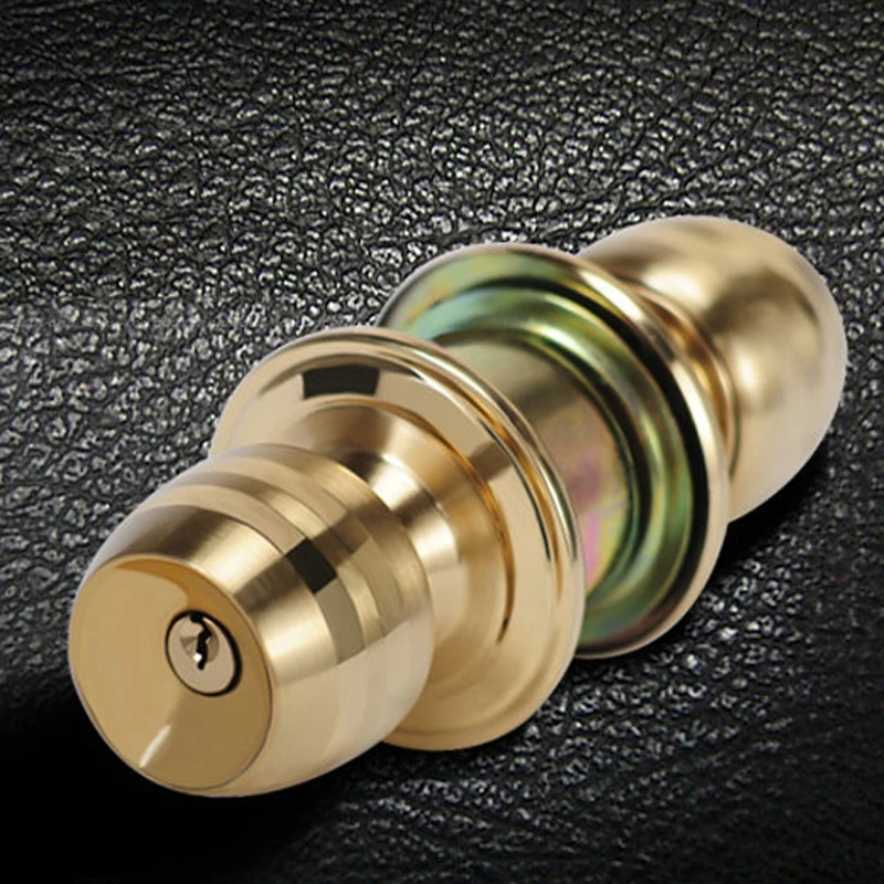 GULI Interior door knob lock,heavy duty Stainless Steel Lockset B1231