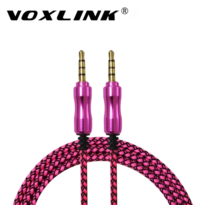 VOXLINK 3 5 мм Aux кабель для iPhone автомобиля Джек мужчинами аудио MP3 наушников