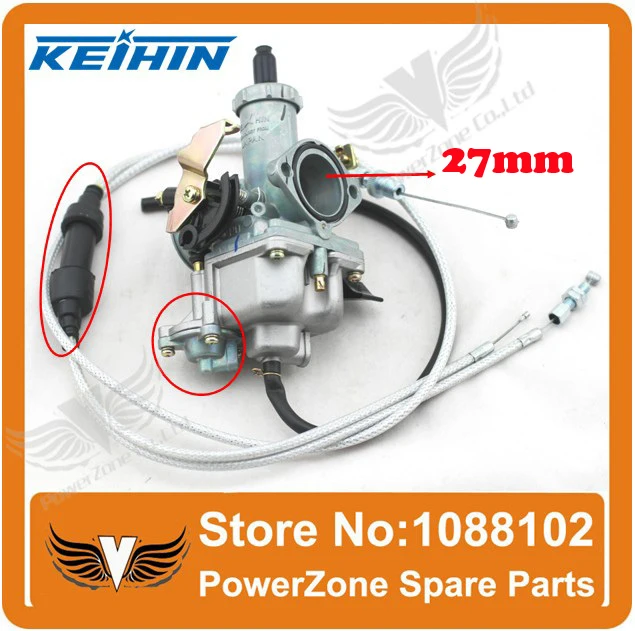 KEIHIN 27mm Carburetor With Accelerating Pump Accelerator Racing