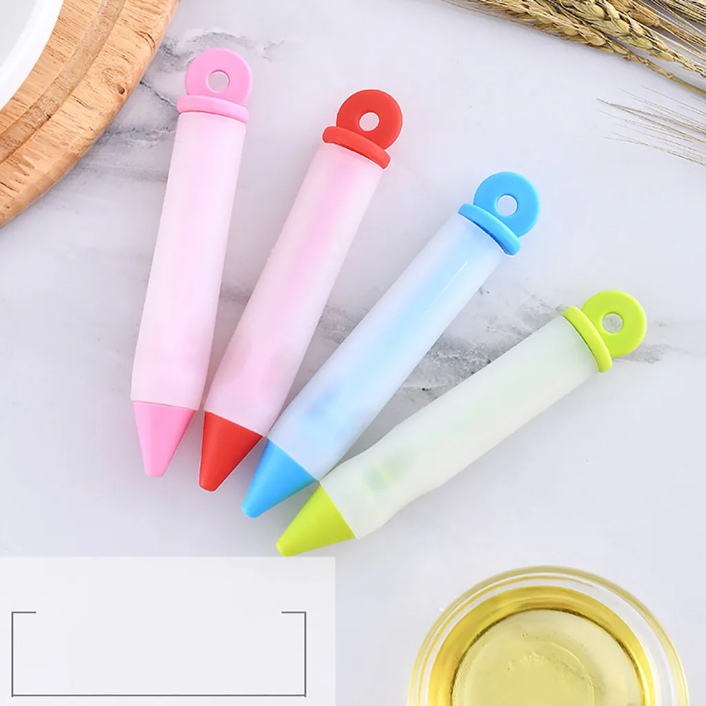 

Silicone Food Writing Pen Chocolate Cake Decorating Tools Cream Cup Icing Piping Dropshipping Feb26