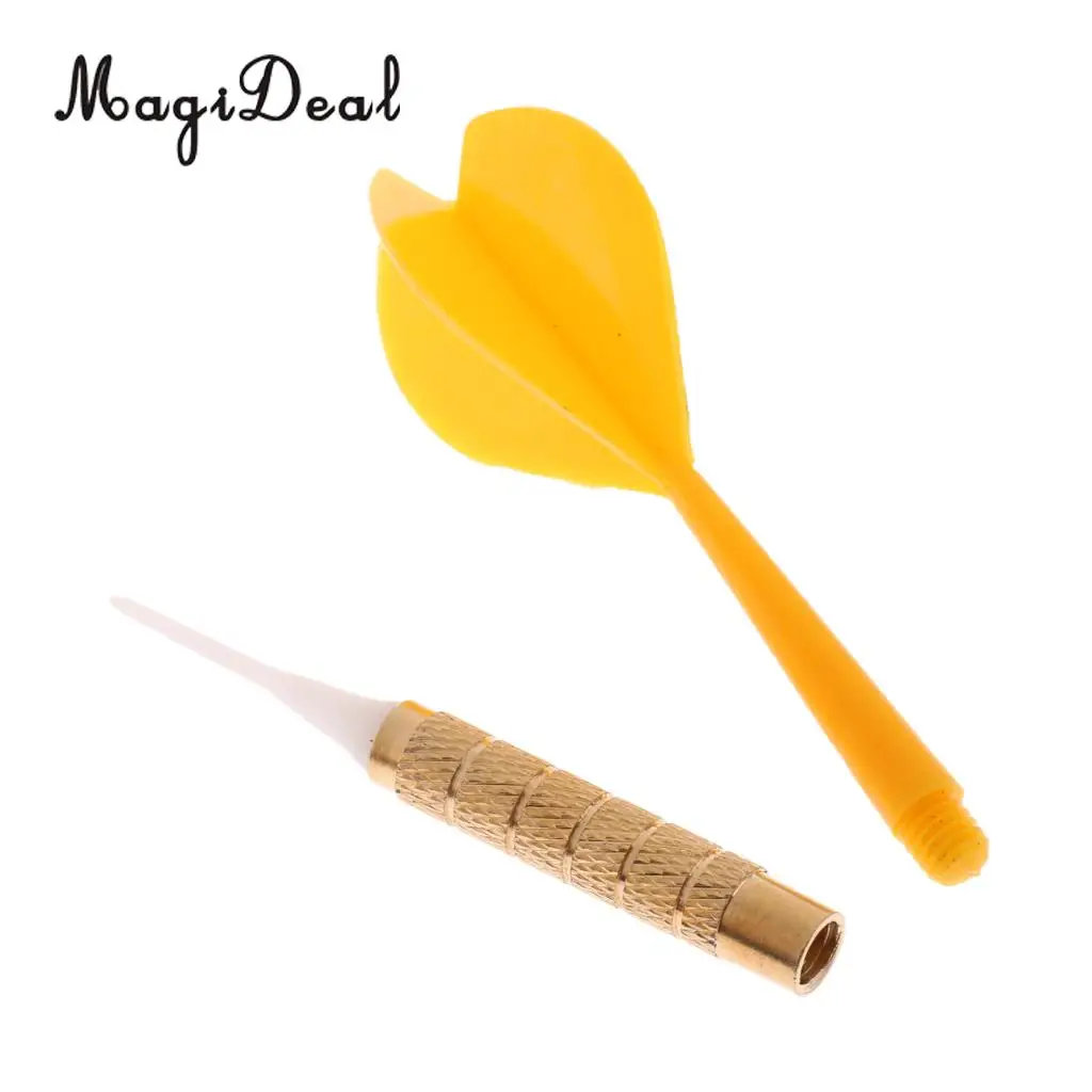 MagiDeal 14 Pcs 14 Grams Plastic Safety Soft Tip Dart for Electronic Soft Dartboard