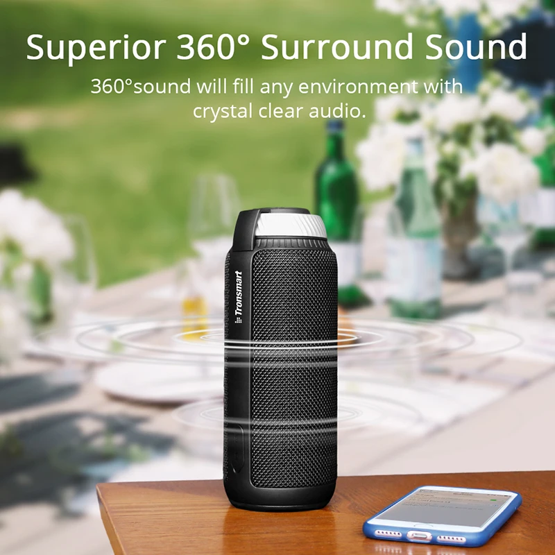  Tronsmart Element T6 Bluetooth Speaker Column Portable Speaker Subwoofer 25W with 360 Stereo Sound 