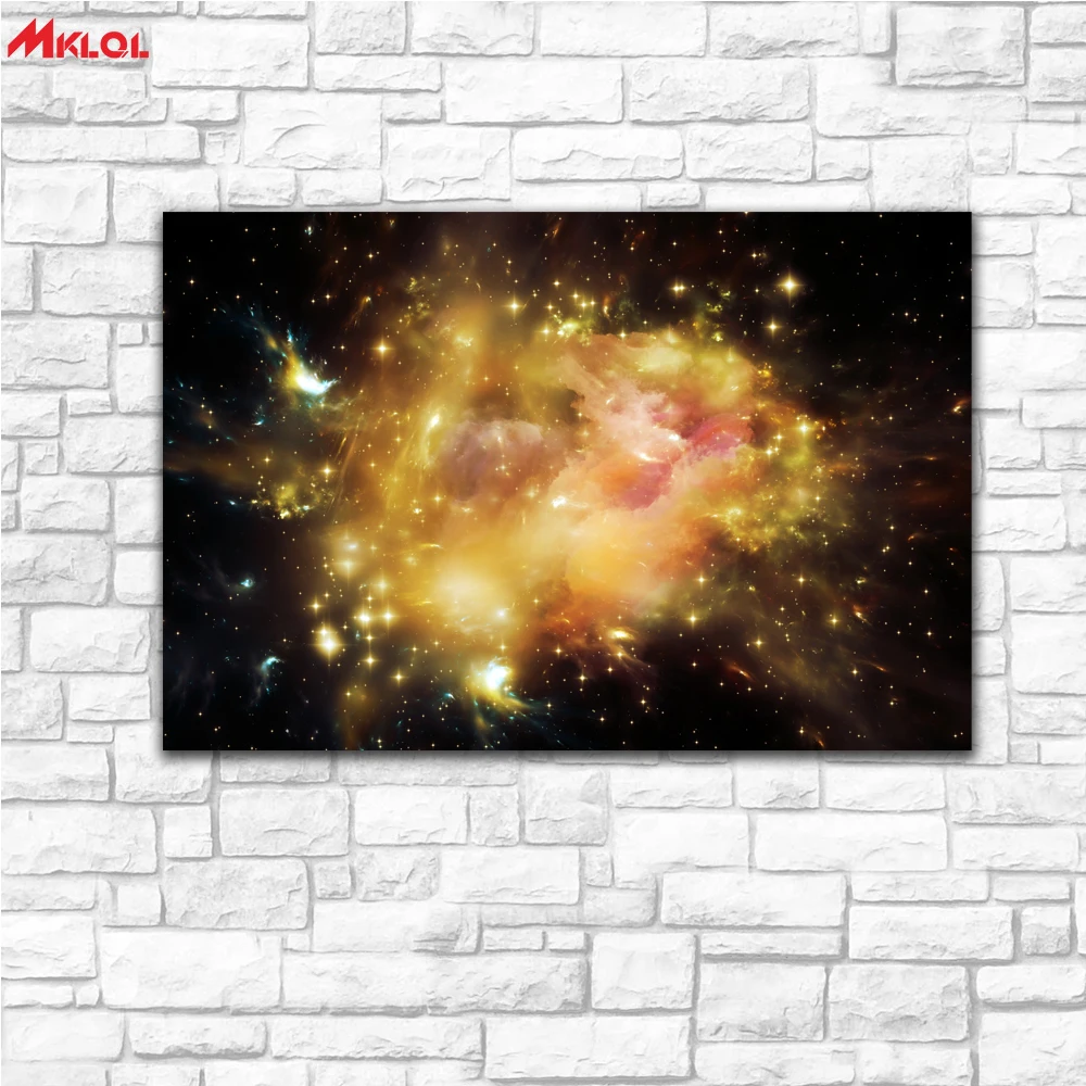 Large Wall Art,universe stars,Restaurant study Bedroom Decor Wall oil