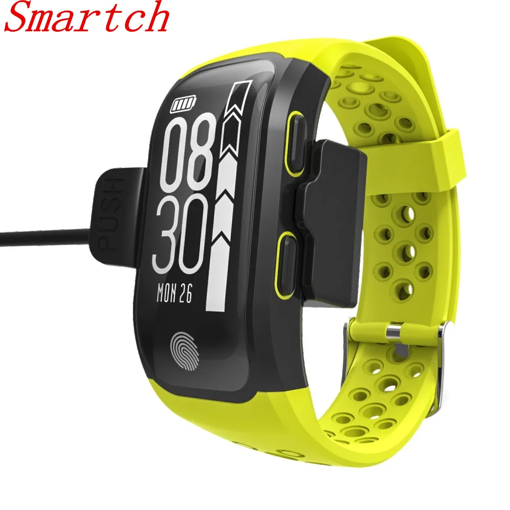 

Smartch Waterproof GPS Smart Bracelet S908 Fitness Tracker Support Calls Messages Reminder Pedometer Heart Rate For Smartphones