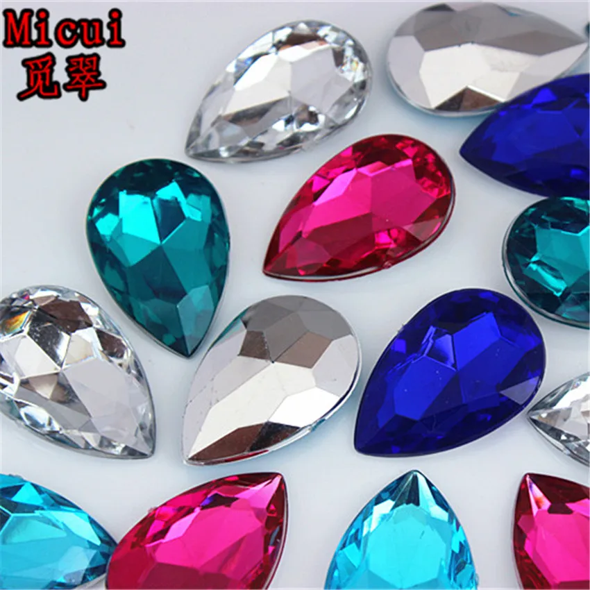 

50 шт., акриловые бусины Micui ZZ143, 20 х30 мм