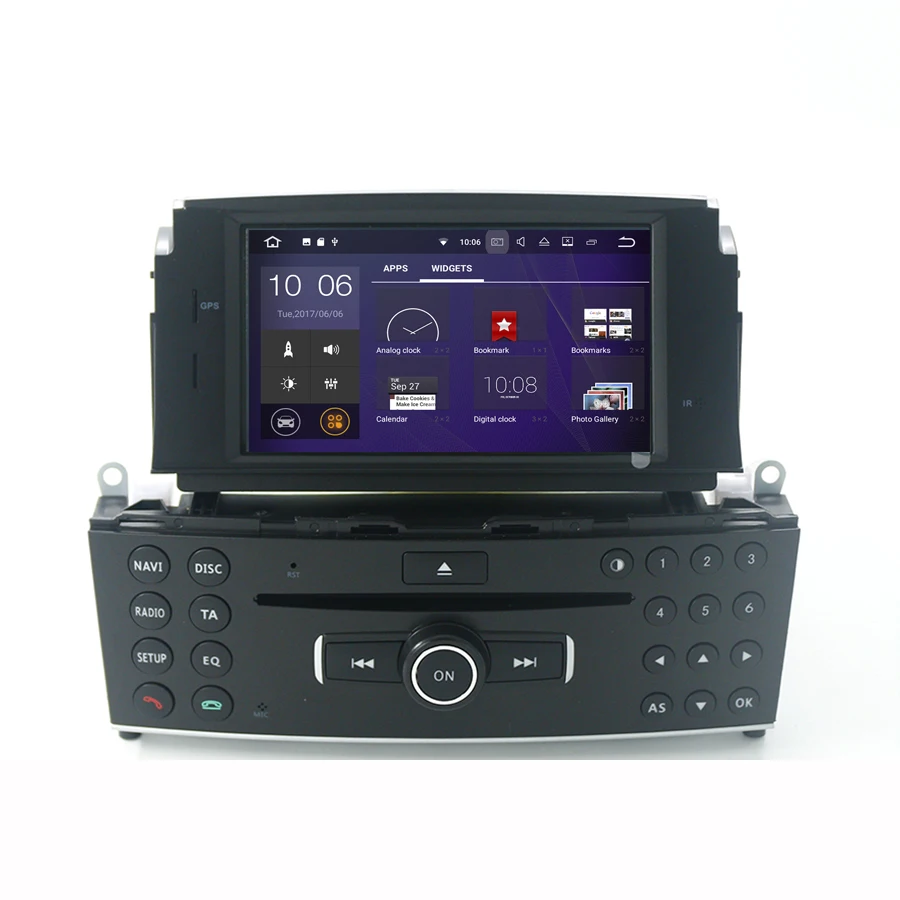 Best HD Touch Screen DVD Player For Mercedes Benz C200 C180 W204 2007-2010 GPS Navigation Steering Wheel control multimedia 2