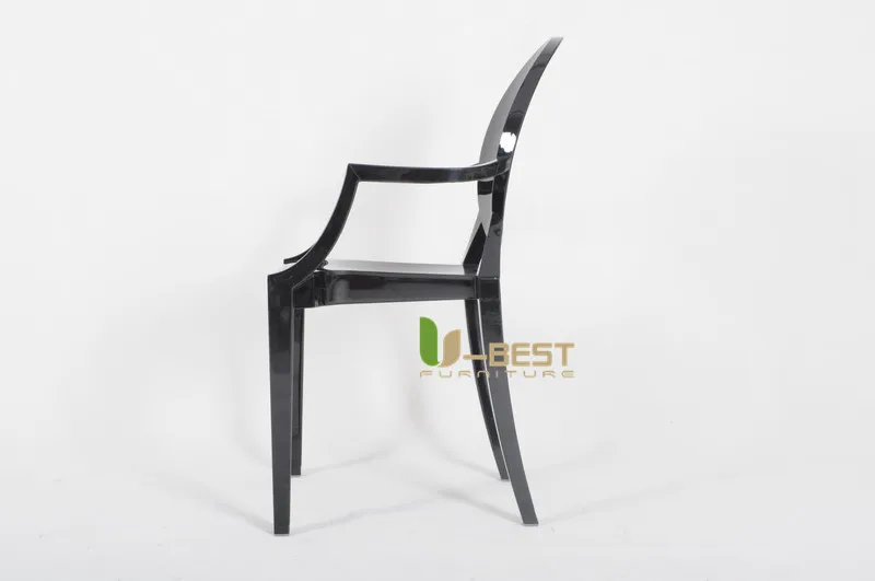 U-BEST офисное кресло-подлокотник, прозрачный пластиковый стул devil для отеля, современный простой уличный стул в скандинавском стиле