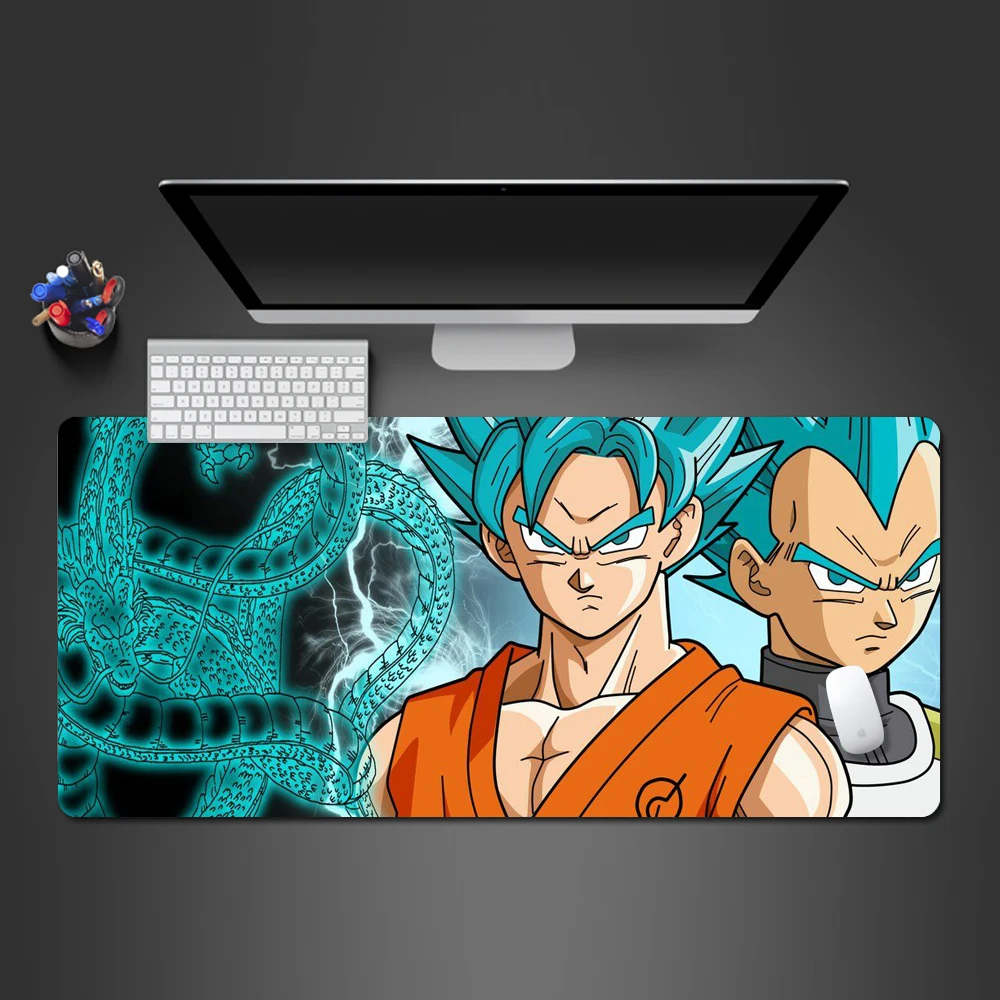 

Dragon Ball Z Super Wukong Mousepad Gamer Player Gaming Pad Home Computer Office Animation Mouse Pad Practical Large Mousepad