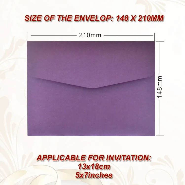 50 шт свадебные приглашения конверт лазерная резка бумаги прямоугольник Карманный конверт