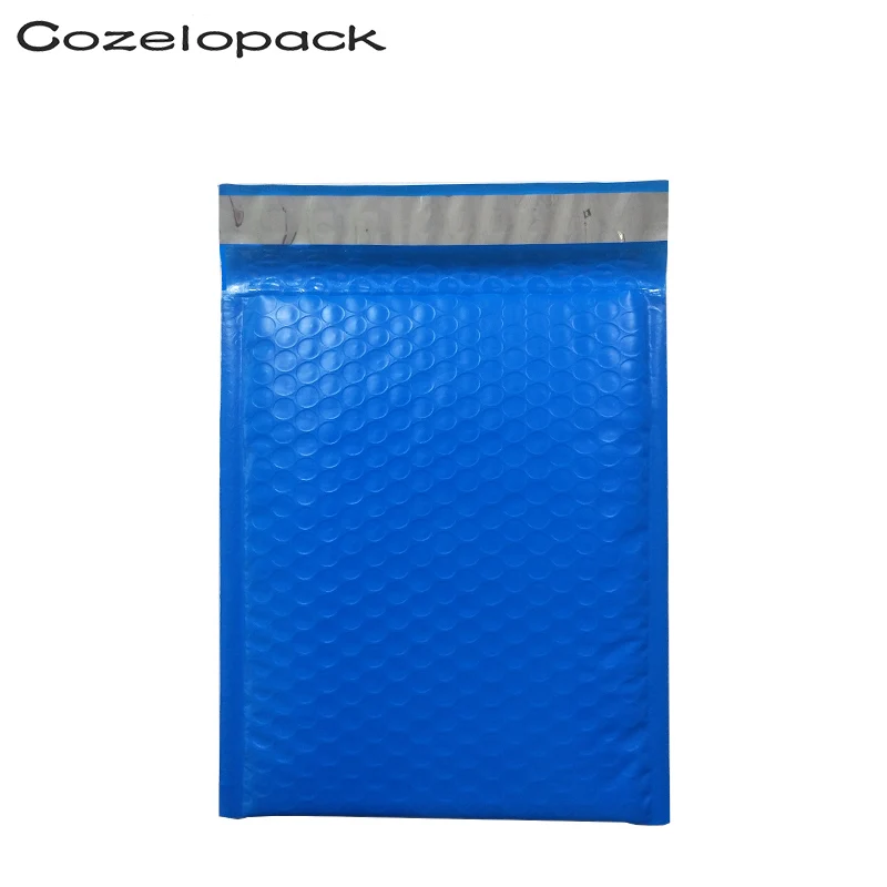 

10PCS #000 4x8inch Blue Poly Bubble Mailer Padded Envelope 122x180mm self seal mailing bag bubble envelope Shipping envelope
