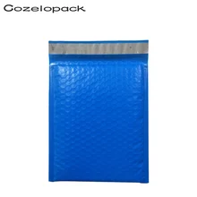 10PCS #000 4x8inch Blue Poly Bubble Mailer Padded Envelope 122x180mm self seal mailing bag bubble envelope Shipping envelope