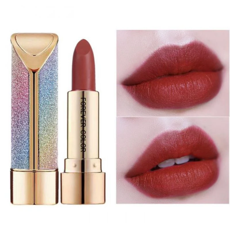 1PC Matte Lipstick Non-stick Moisturizing Long Lasting Makeup Lipsticks for Women Cosmetic 1PC Matte Lipstick Non-stick Moisturizing Long Lasting Makeup Lipsticks for Women Cosmetic