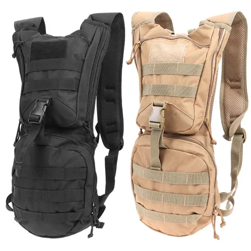 Military Bottle Pouch Tactical Hydration Backpack 2L Water Bag Outdoor Camping Molle System Camelback Nylon Hydration Water Bags