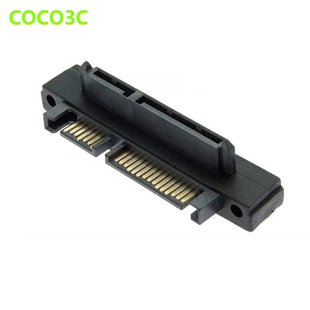 90 degree angle SATA male to SATA female card adapter Serial ATA SSD HDD Extension converter right angle sata data cable ata 1 5 3gb 7pin locking clip adapter converter