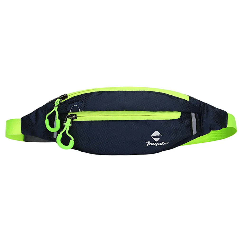 

Woman Men Bags Outdoor Nylon Simple Waterproof Sports Pockets Multi-Purpose Riding Back pack sac banane waist pack bag