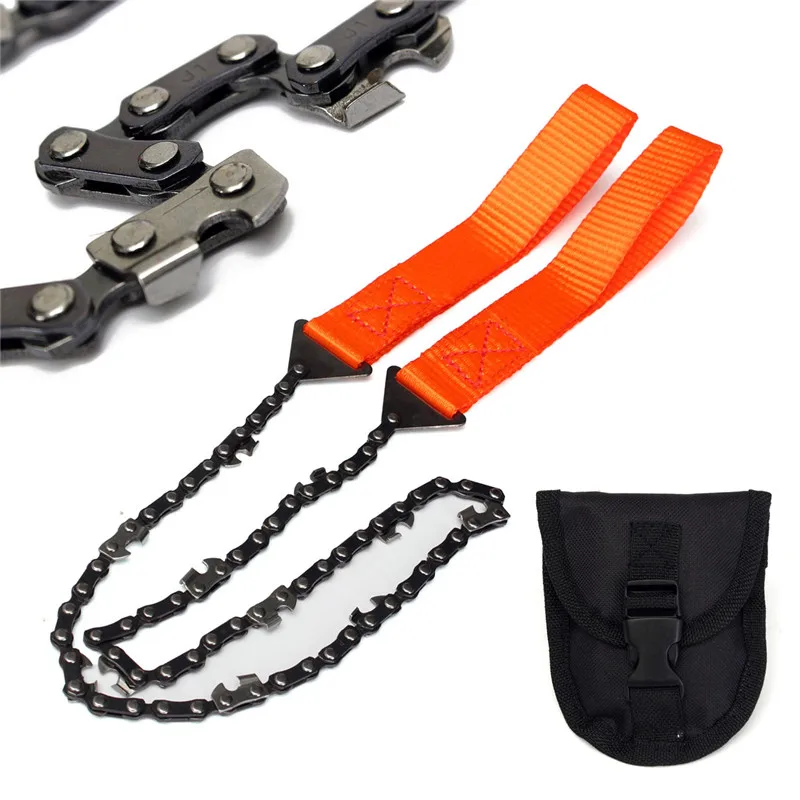Emergency Gardening Household Hand Chainsaw With Nylon Bag Outdoor