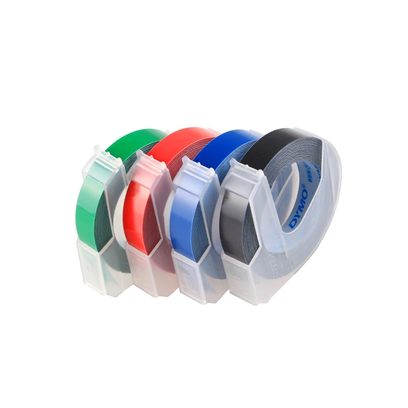 Aliexpress.com : Buy CIDY 5Pcs/lot 12mm x 3m DYMO 3D Blue Plastic Labels S0847740 for Embossing ...
