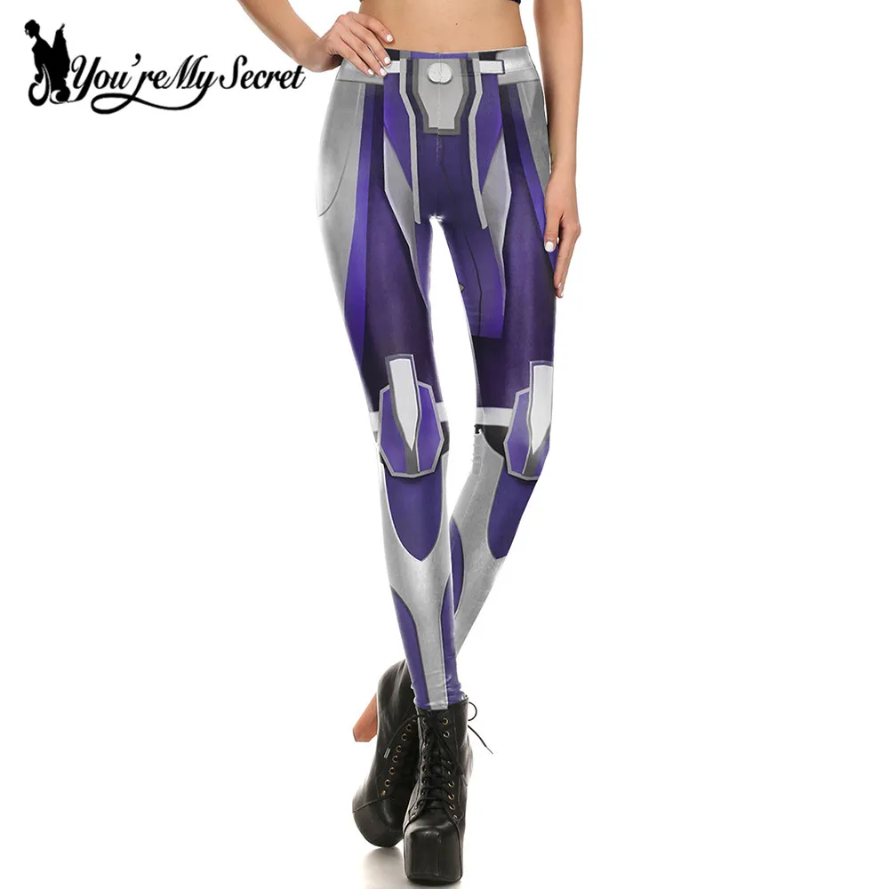 

[You're My Secret] Fashion Fitness Star Wars Robot Armor Comic Cosplay Leggings Women Leggins Super Hero Workout Mujer Pants