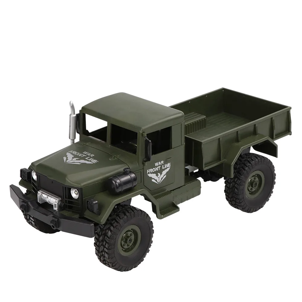 JJRC Q62 Q63 Q64 1:16 RC 2,4G 4WD/6WD радиомашина отслеживается внедорожный военный грузовик RTR Радиоуправляемая машина игрушки для детей - Цвет: Q62 Green