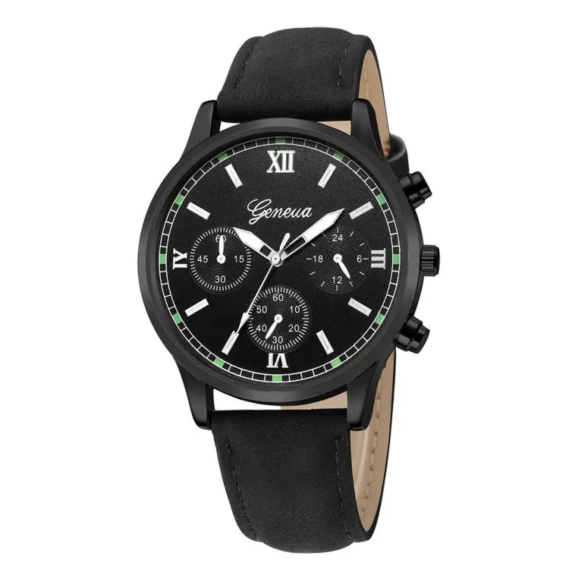 Военные Кожаные Бизнес Кварцевые часы для мужчин Топ бренд Роскошные спортивные повседневные наручные часы Relogio Masculino часы# G - Цвет: G