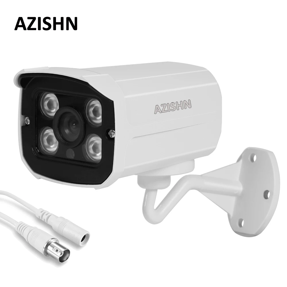 AZISHN 1080P AHD камера безопасности sony IMX323 сенсор 2MP камера наблюдения 6 шт. Массив Led ночного видения Водонепроницаемая CCTV Камера