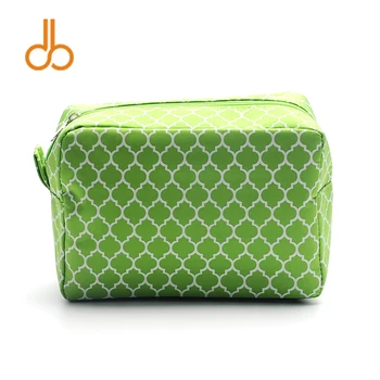 

Quatrefoil Makeup Bag Wholesale Blanks Floral Cosmetic Bag 7 Colors free shipping Wedding Gift Bag DOMIL106011