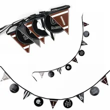 Pack Of 1pc Sports Theme Football Hanging Banner For  Party Decorations Happy Birthday Party Kids Home Decorations