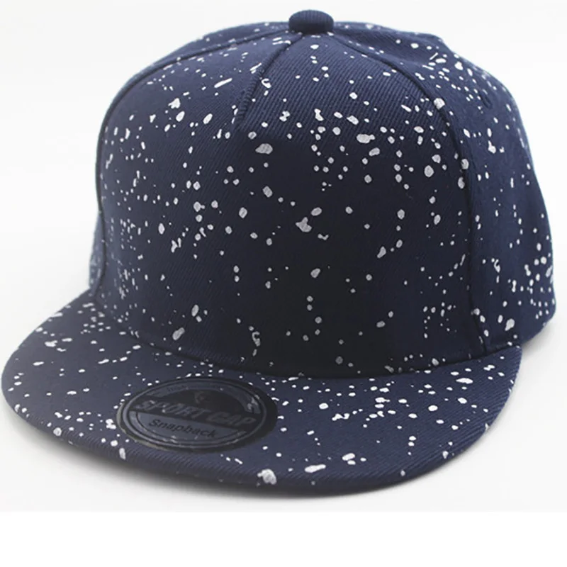 Kid Baseball Cap Snowflakes Graffiti Outdoor Sports Snapback Children Dance Hat Adjustable Summer Sun Dome Caps Casquette (6)