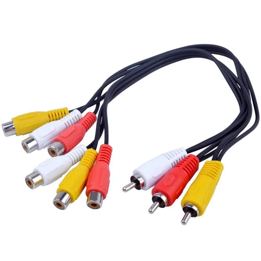 3rca av. Разветвитель 3rca-6rca. Av разъём - 3rca. Разветвитель RCA 3x6. Кабель Ixos xhv904 3rca to 3rca.