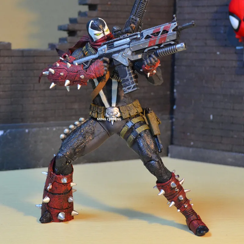 Макфарленд Аль Симмонс 7 дюймов Spawn Superhero Jim Downing ПВХ фигурка Коллекционная модель