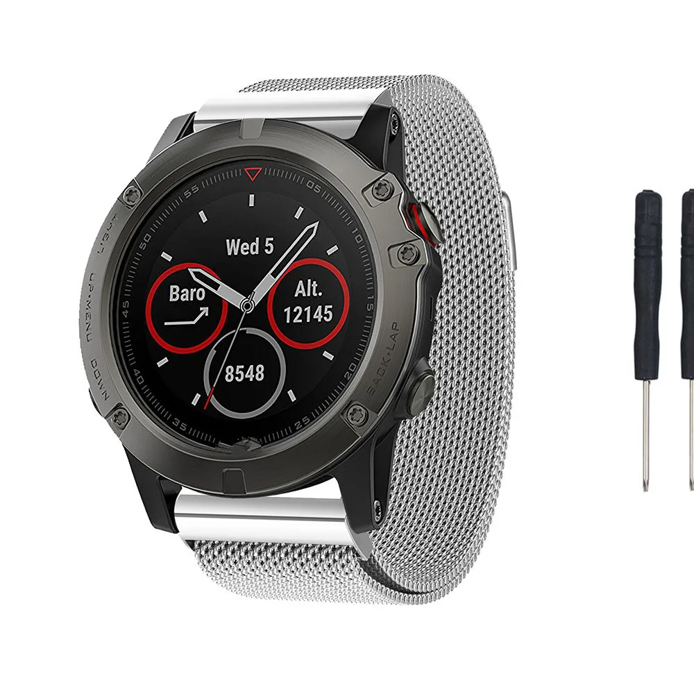 3 In1 COMLYO сменный ремешок для наручных gps-часов Garmin fenix 3 ремень Нержавеющая сталь ремешок+ чехол для часов Garmin Fenix 3 HR gps ремешок для наручных часов