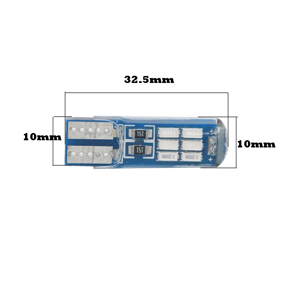 YSY 30 шт. Автомобильные светодиодные лампы T10 W5W LED 194 168 15SMD 4014 белые силиконовые