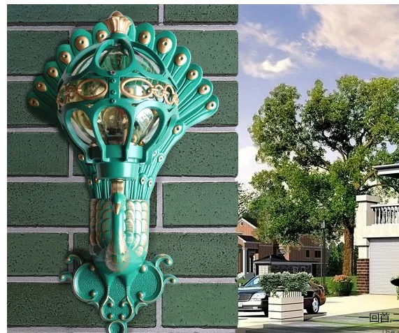 Европейские Уличные светильники настенные уличные садовые водонепроницаемые