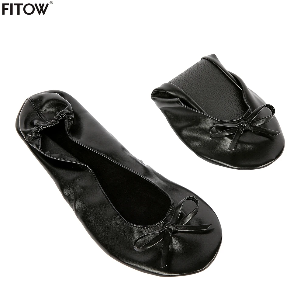 After Party Shoes Foldable Ballet Flats Portable Travel Fold up Shoe Prom Ballerina Flats Roll Up for Bridal Wedding Party Shoes 2