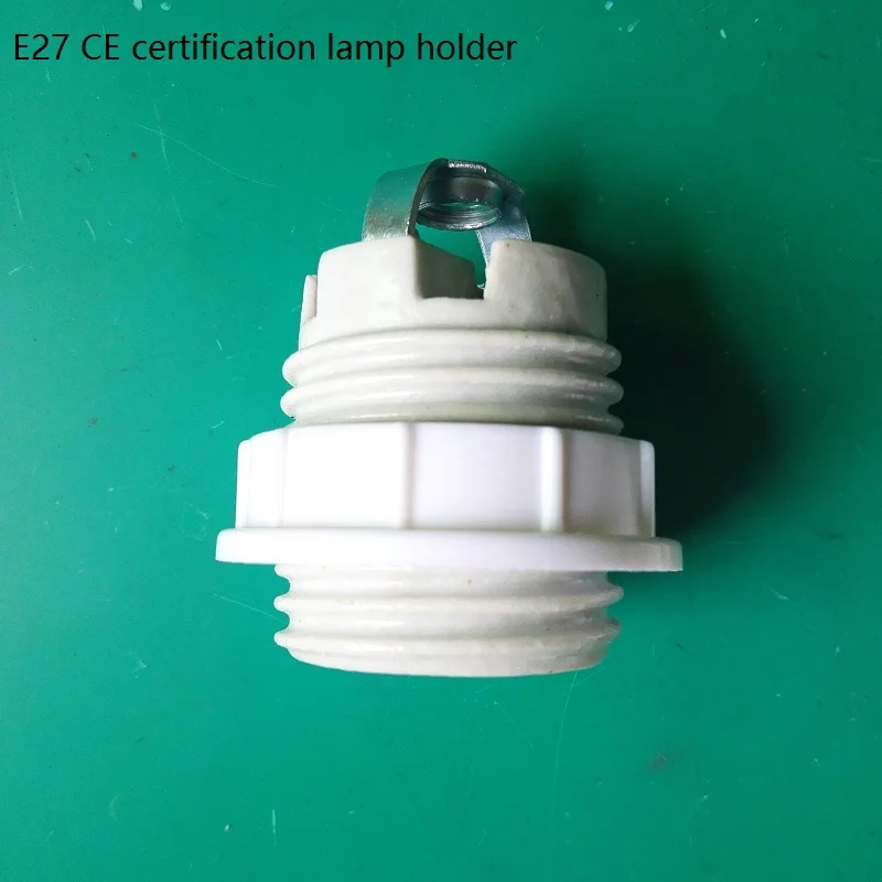 CE E27 full threaded Lamp Bases Pottery and Porcelain Lamp holder