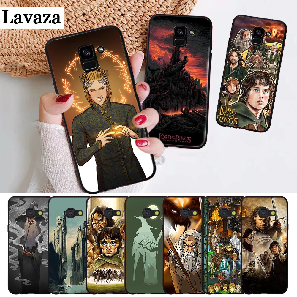 

Lavaza the lord of the rings Pattern Silicone Case for Samsung A3 A5 2016 2017 A6 Plus 2018 A7 A8 A9 A10 A30 A40 A50 A70 J6