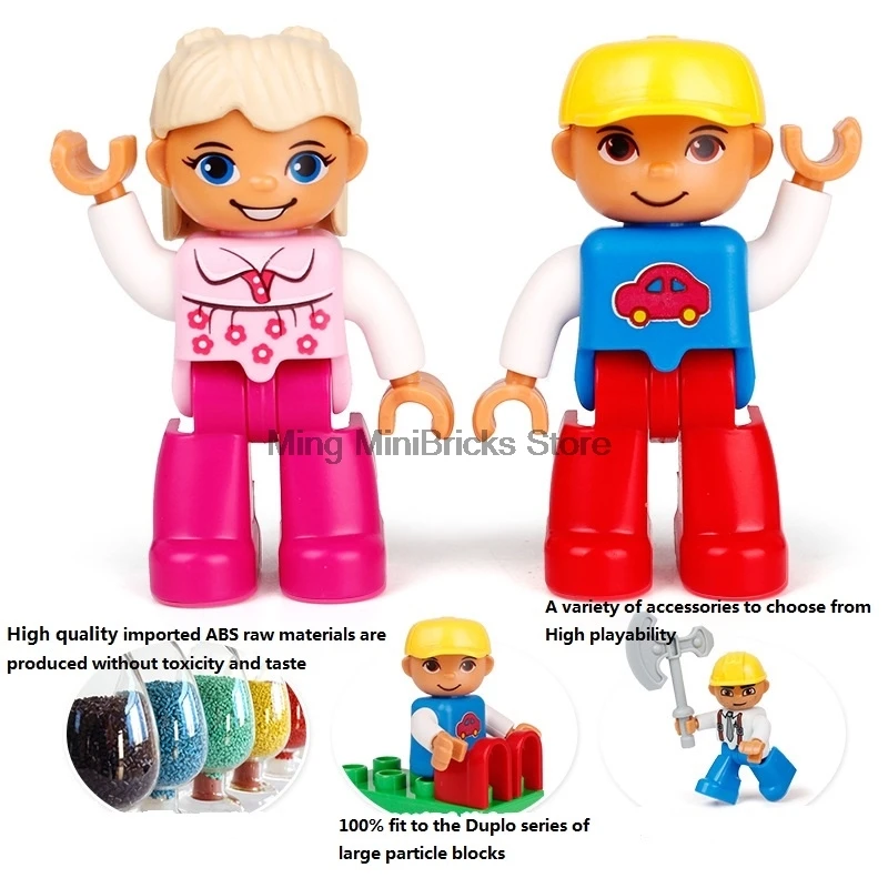 Duplo cocking Cosplay пиратский пленник девочка мальчик мультфильм фигурки дети