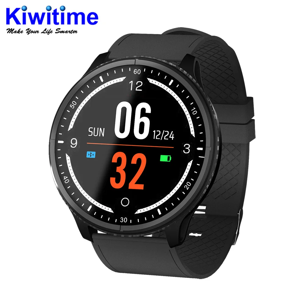 

KIWITIME Smart Band Color Screen IP68 Waterproof Wristwatch Heart Rate Monitor Sleep Monitor for ios Android apple iPhone 8 X XS