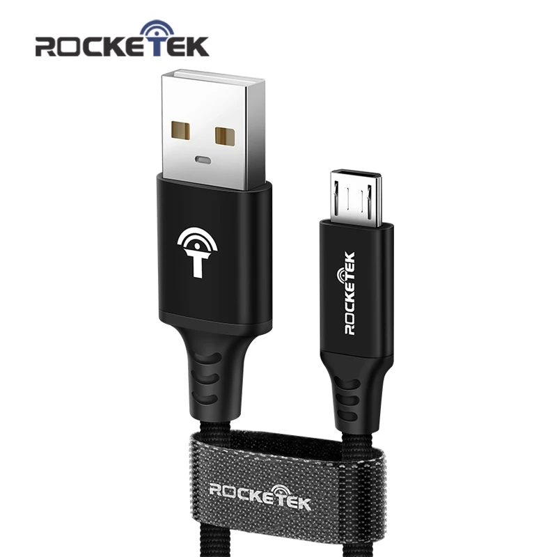 

Rocketek Micro USB Cable Type C USB-C Mobile Phone Fast Charging Type-C for Samsung Galaxy S9 S8 Plus xiaomi redmi note 5 7