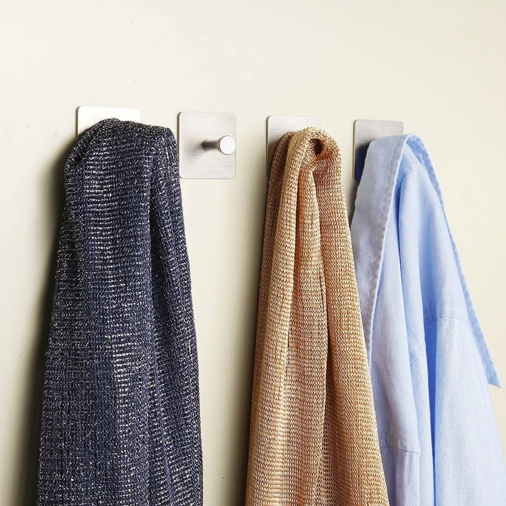 304 Stainless Steel Hook Elegance Wall Mounted Polished Modern Single