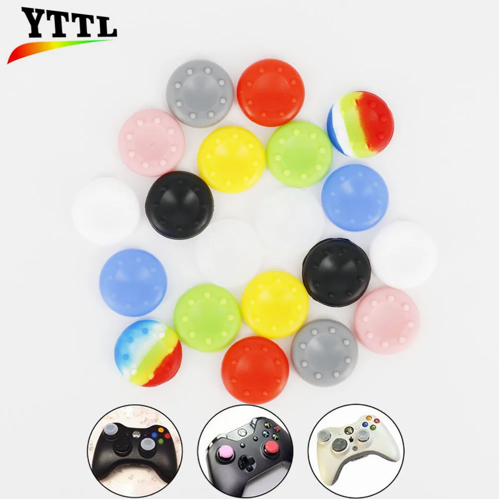 

12 Pcs Silicone joystick Controller Thumb StickGrips Caps Cover for PS3 PS4 Xbox 360 Xbox One Game joystick Replacement Parts