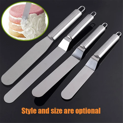 

4/6/8/10 Inches Stainless Steel Cream Spatula For Cake DIY Cake Decorating Tools Kitchen Baking &amp Pastry Tools Cake Butter