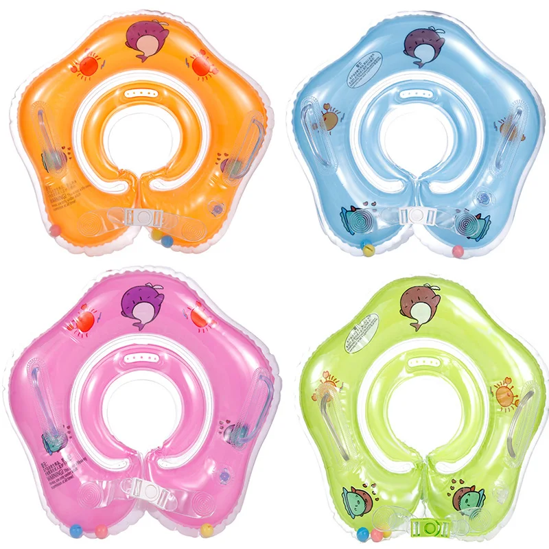 

Tube Ring Swim Neck Ring Safety Infant Neck Float Circle For Bathing Inflatable circle Baby Swimming Pool Accessories