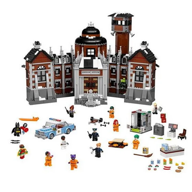 

Lepin 07055 Genuino de la Serie de Peliculas de Batman Arkham Asylum Building Blocks Juguetes de Los Ladrillos 70912