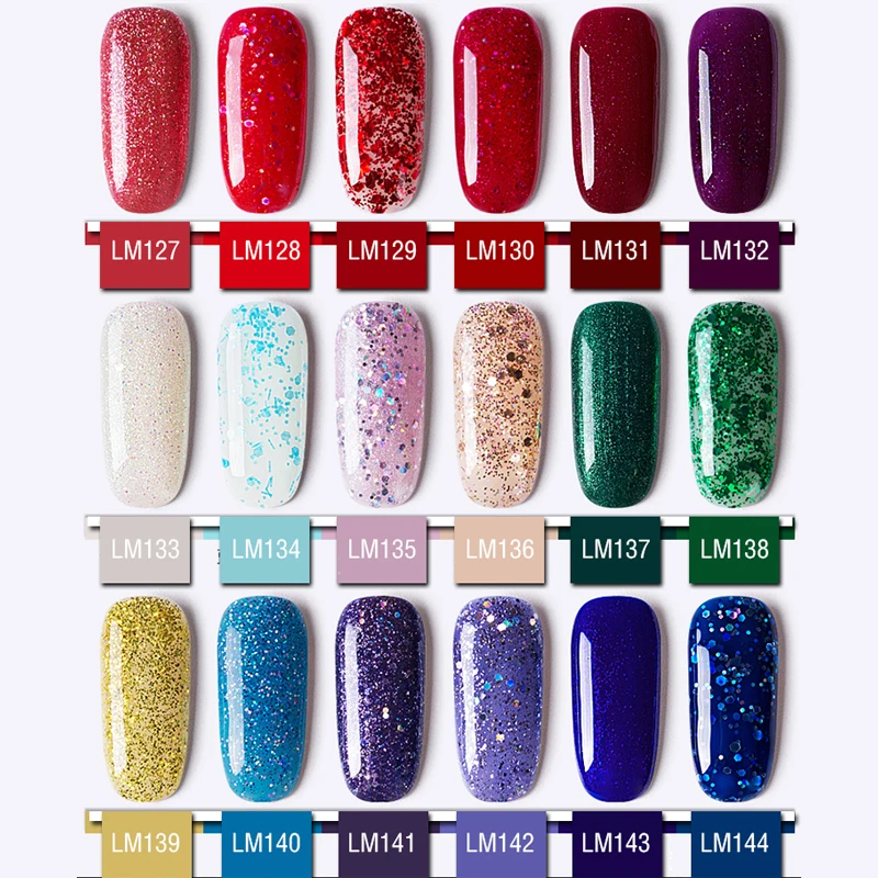 8ml Gel Nail Polish Red Pink Series Soak Off UV/LED Nail Gel Varnis Manicure Semi Permanent Nail UV Gel Lacquer Primer Base Coat
