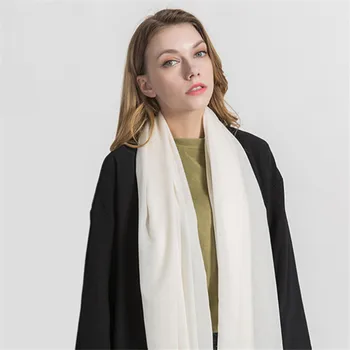

2018 classic Women Ladies Shawl Wool Winter Warm Soft Shawls Scarf Pashmina Solid Tassel Long Scarves And Wrap bufanda cashmere