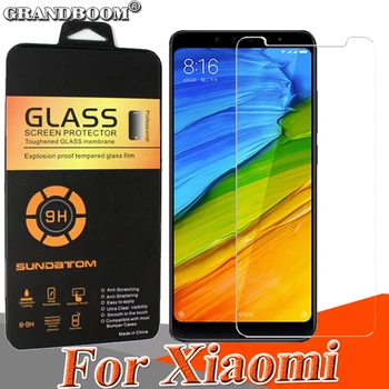 

100pcs 9H Tempered Glass Screen Protector For Xiaomi Redmi Note 10 Pro 9S 9 Max 8 8A 8T A3 Lite Guard Flim With Acrylic Box