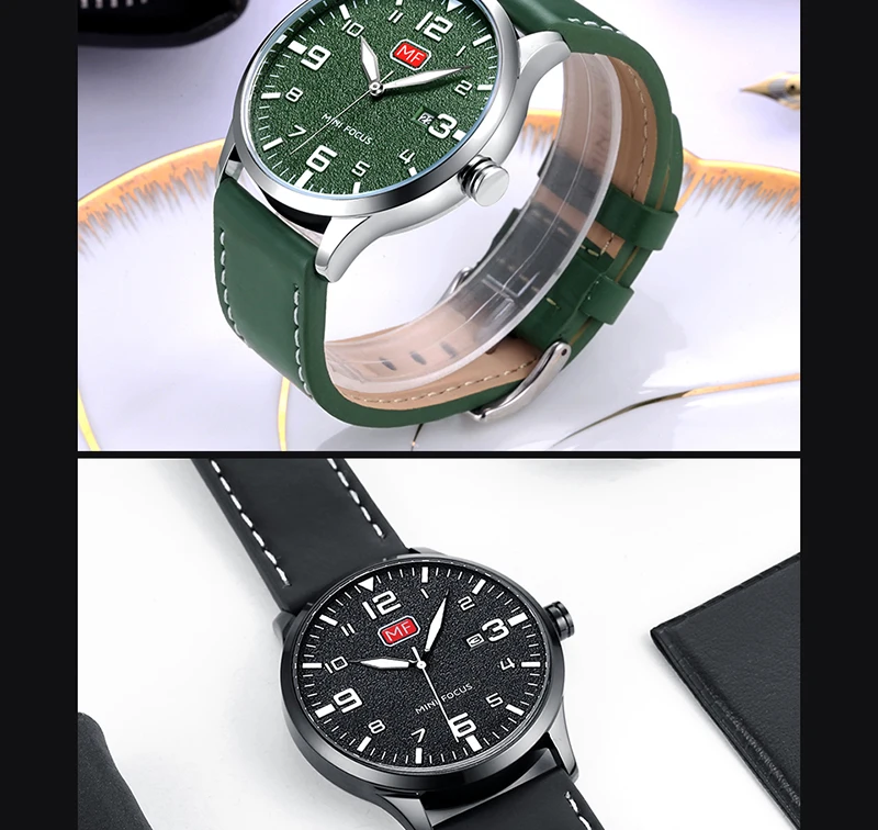 Men Watches 2019 MINIFOCUS Luxury Brand Quartz Men's Wrist Watch Waterproof Brown Leather Strap Fashion Male Wristwatch Men 2019 (12)