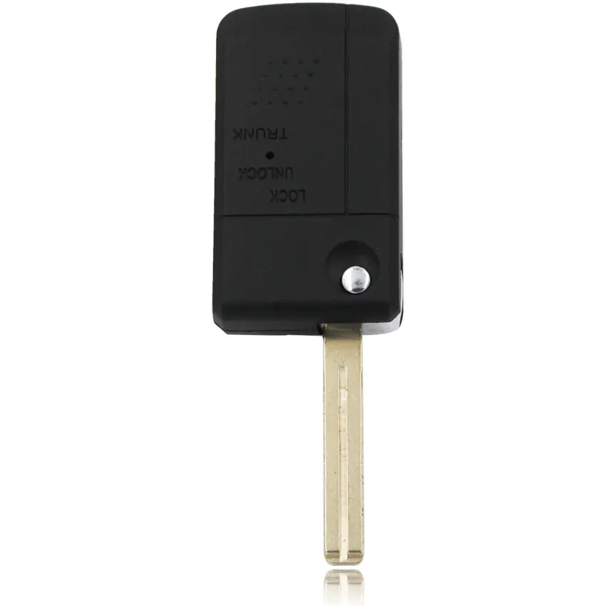 Модифицированная Складная откидная сторона 2 кнопки дистанционного ключа оболочки умный корпус для ключей от автомобиля чехол для Toyota TOY48 TOY43 uncut