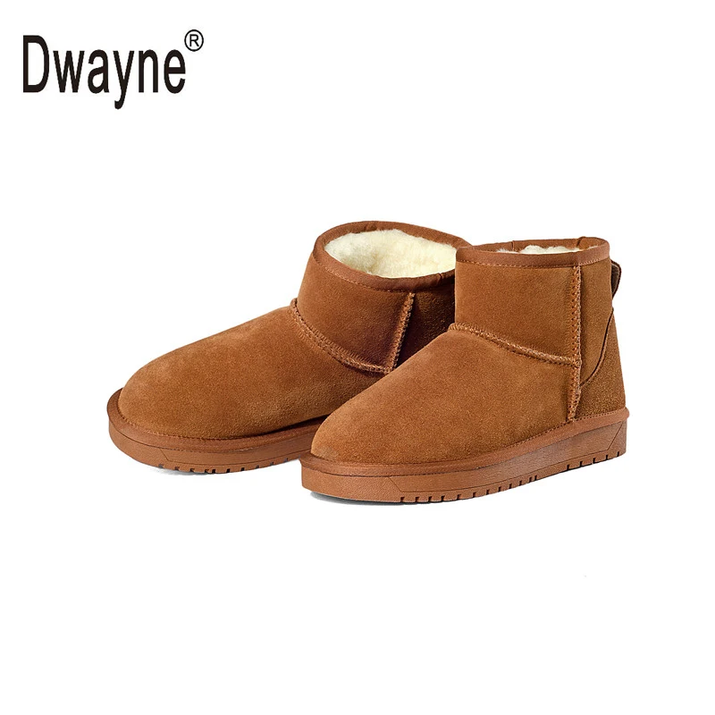 

Genuine Leather Snow boots 7 Colors zapatos mujer Ankle Boots for Women Winter Boots botas femininas Winter Shoes SN623-80